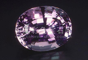 锂辉石,Kunzite,天然,中国彩色宝石网